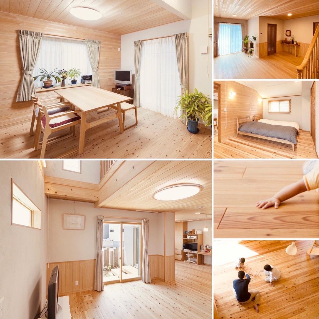 床材、無垢材、学校、校舎床