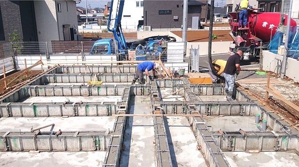 東京十二木の家　日野市Ｏ様邸　基礎工事