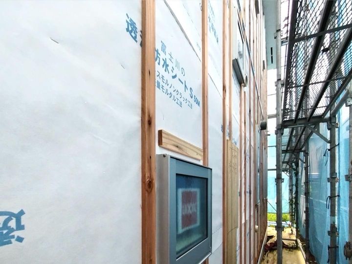 東京十二木の家 昭島市Ｋ様邸：外壁工事