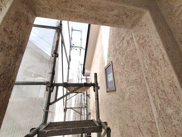 【日野市】東京十二木の家 Ｙ様邸 外壁工事（シラスそとん壁上塗り）