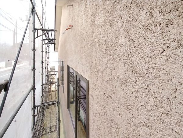 【日野市】東京十二木の家 Ｙ様邸 外壁工事（シラスそとん壁上塗り）